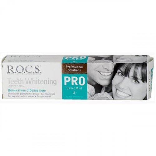 Паста зубная R.O.C.S./РОКС Teeth Whitening Sweet Mint 135г ООО ЕвроКосМед