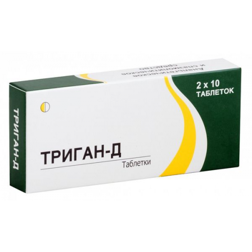 Триган-Д таблетки 500мг 20шт Cadila Pharmaceuticals Ltd