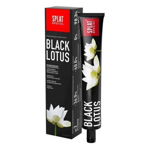 Паста зубная Splat/Сплат Special Black Lotus 75мл Органик Фармасьютикалз ООО