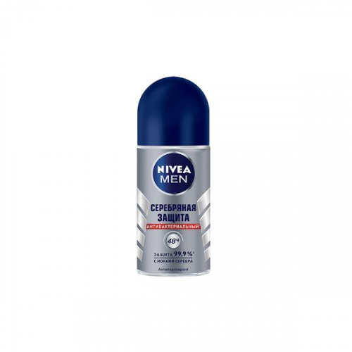 Дезодорант Nivea (Нивея) For Men шариковый Серебряная защита 50 мл Beiersdorf AG (Германия)