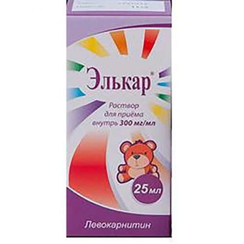 Элькар раствор для внутр. прим. 30% 25мл ПИК-ФАРМА ПРО ООО