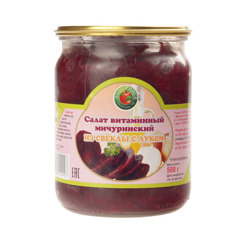 Салат из свеклы с луком 500г