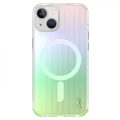 Чехол Uniq для iPhone 15 COEHL Linear MagSafe (Iridescent)