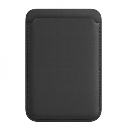 Чехол-бумажник MagSafe Protect для iPhone, кожаный (Черный)