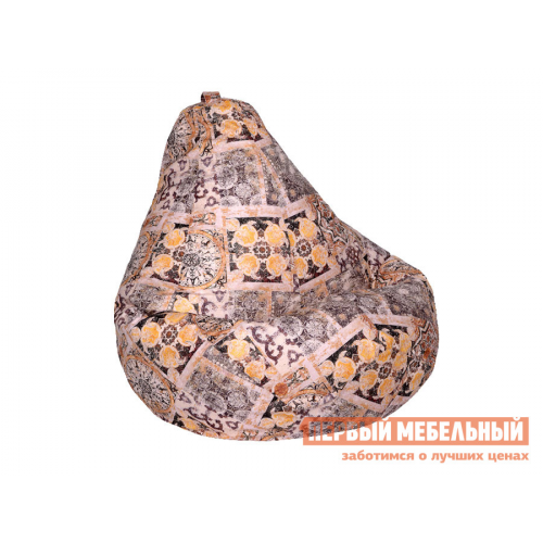 Кресло-мешок Велюр Сиена Коричневый, 3XL