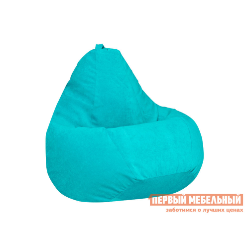 Кресло-мешок Микровельвет Бирюзовый микровельвет, 2XL