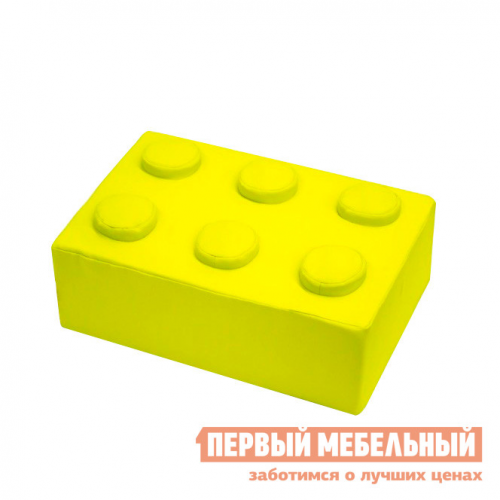 Детский пуфик Конструктор П Желтый