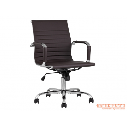 Офисное кресло TopChairs City S Коричневый, экокожа