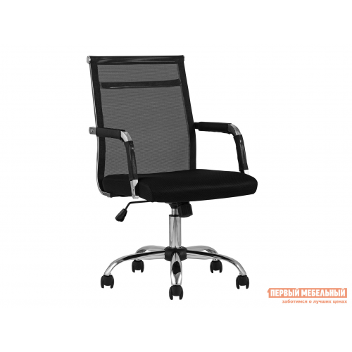 Офисное кресло TopChairs Clerk Черный, сетка