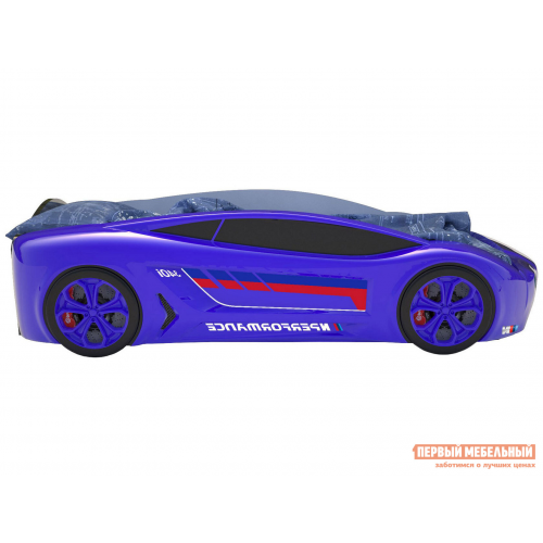 Кровать-машина Roadster БМВ Синий (БМВ Roadster), Без подсветки