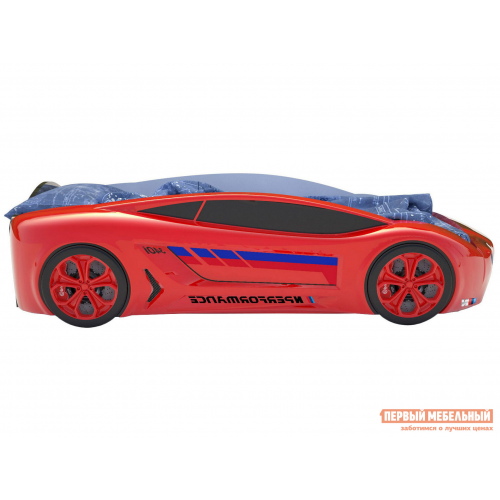 Кровать-машина Roadster БМВ Красный (БМВ Roadster), С подсветкой дна