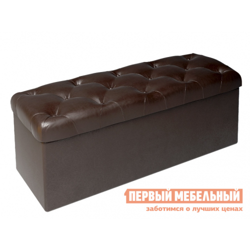 Пуфик Триада Темный, кожзам