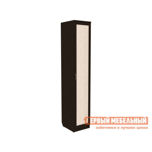 Распашной шкаф Мерлен 105 Венге / Дуб Атланта, Без зеркала