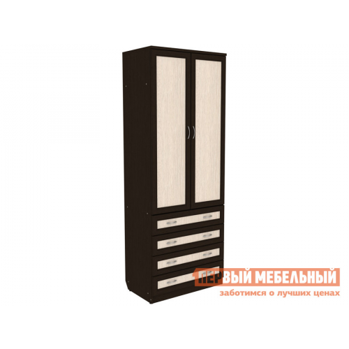 Распашной шкаф Мерлен 103 Венге / Дуб Атланта