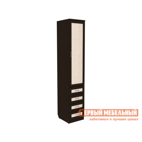 Распашной шкаф Мерлен 104 Венге / Дуб Атланта