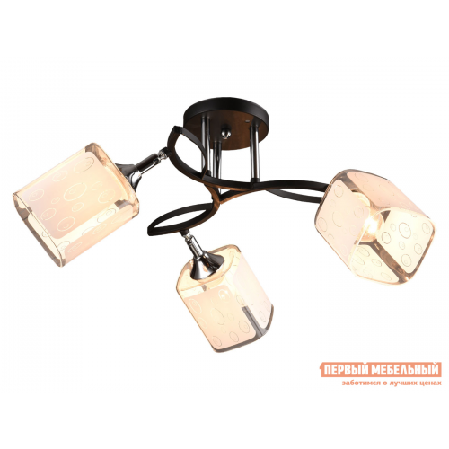 Люстра MD.3499-3-S BK+CH Черный / Белый