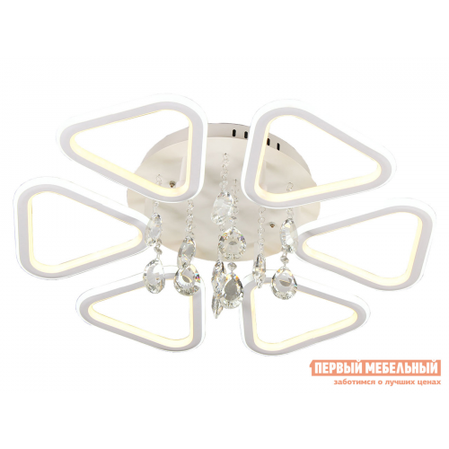 Люстра PLC-7004-640 LED 150W, пульт ДУ Белый