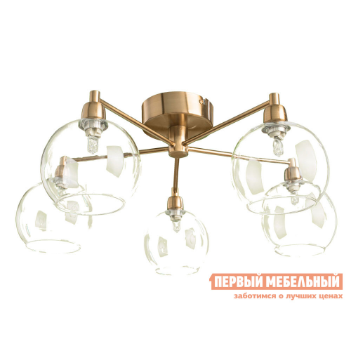 Люстра ROSARIA A8564PL-5RB Красная бронза / Прозрачный