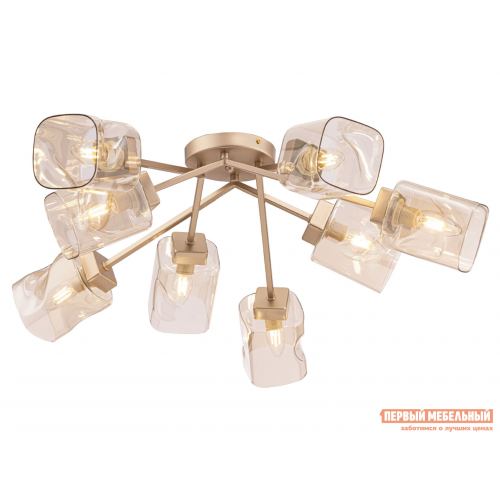 Люстра Isabella FR5095CL-08G Золото / Прозрачный
