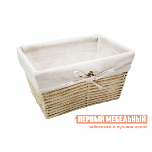 Корзина для хранения Пепер Бежевый, бумага / Пепер, ткань, S