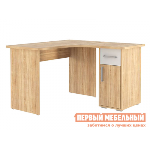 Письменный стол Лайт-1 Дуб Сонома / Белый