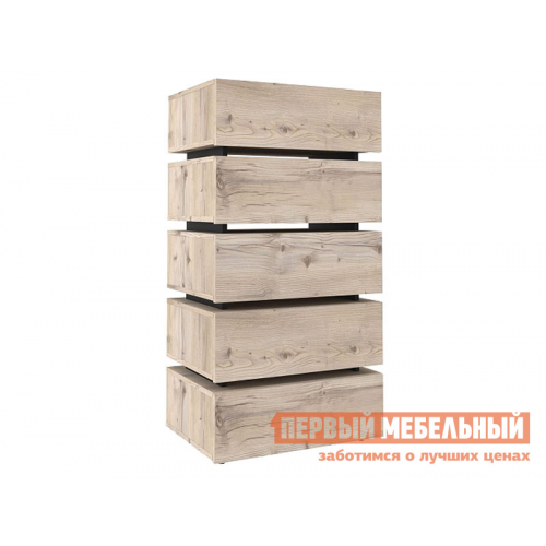 Комод Натура Гаскон Пайн / Черный
