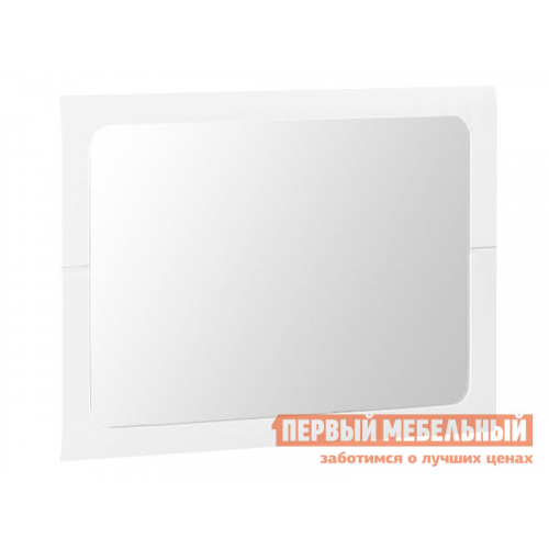 Настенное зеркало Наоми Лайт Белый глянец