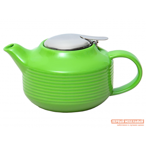 Заварочный чайник Феличита Green Зеленый, керамика
