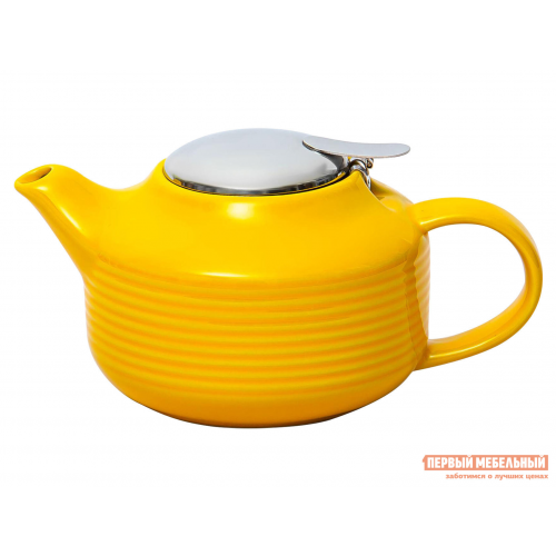 Заварочный чайник Феличита Yellow 700 мл Желтый, керамика