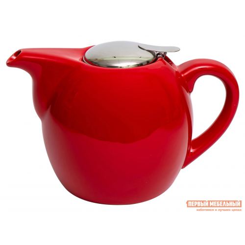 Заварочный чайник Феличита Red Красный, керамика