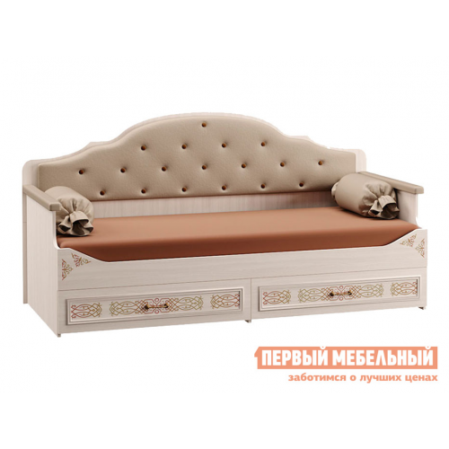 Детская кровать Флоренция Ясень анкор светлый / Платина
