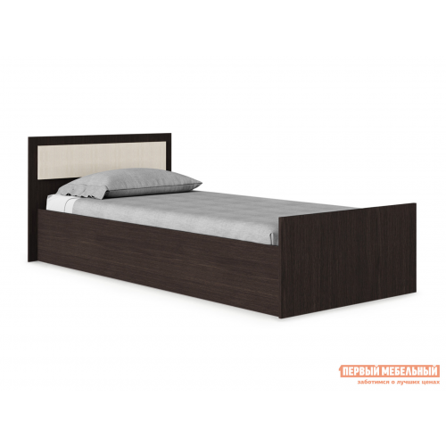 Двуспальная кровать Фиеста Венге / Лоредо, 120х200 см, С реечным основанием
