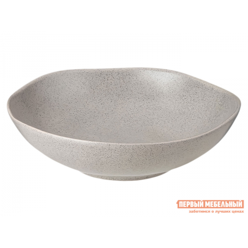 Тарелка Fusion Grey Серый, керамика
