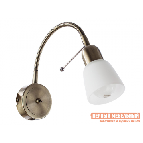 Спот LETTURA A7009AP-1AB Античная бронза / Белый