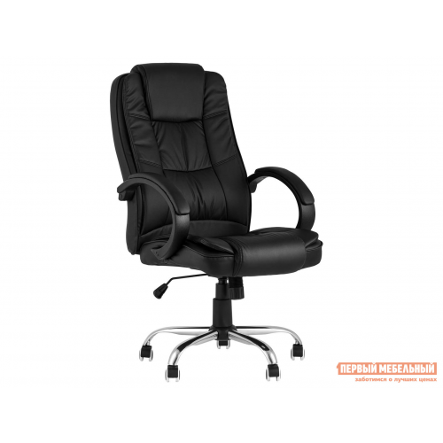 Кресло руководителя TopChairs Atlant NEW Черный, экокожа