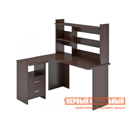 Компьютерный стол СКЛ-Угл130+НКЛ-130 Венге, Левая