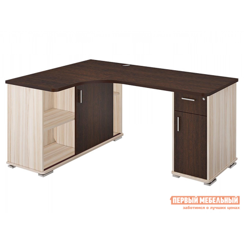 Компьютерный стол СР-140М / СР-160М Карамель / Венге, 1600 мм, Левая