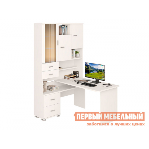 Компьютерный стол СР-620/140 Белый, Левая