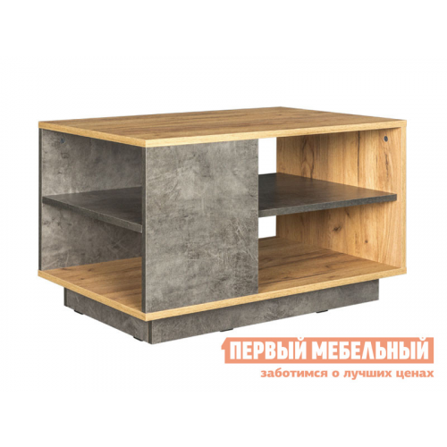 Журнальный столик Арчи Дуб золотой CRAFT / Камень темный