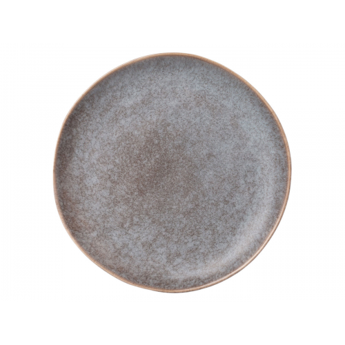 Тарелка Glaze Серый меланж, керамика