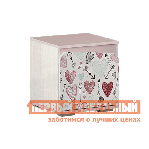 Детская тумба Малибу Ясень белый / айскрим / фотопечать