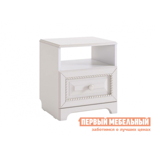 Прикроватная тумбочка Белла Белый / Джелато софт