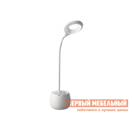 Настольная лампа Ultraflash UF-707 Белый, металл / Белый, пластик