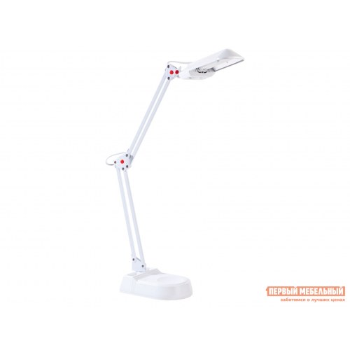 Настольная лампа Camelion KD-017A Белый, металл / Белый, пластик