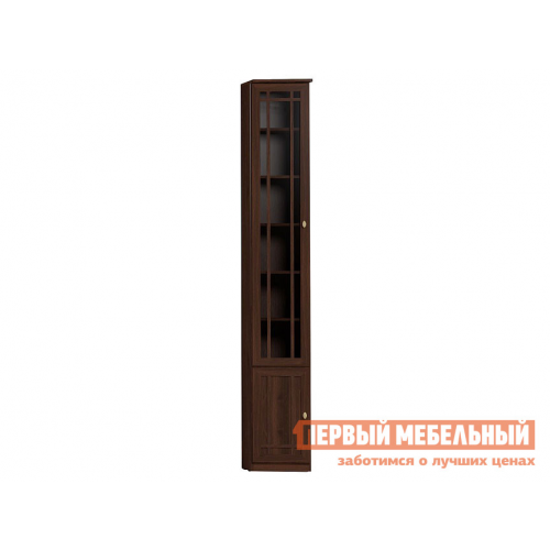 Шкаф-витрина Шерлок Орех Шоколадный, Левая