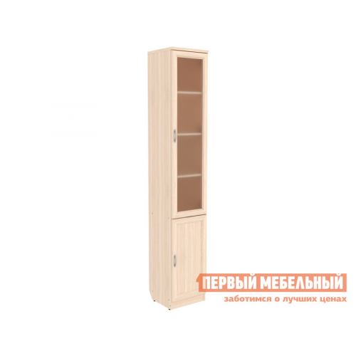 Шкаф-витрина Мерлен Молочный дуб