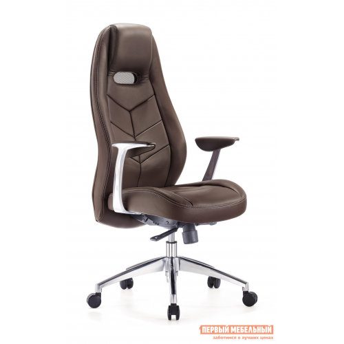 Кресло руководителя ZEN Коричневая кожа (brown)