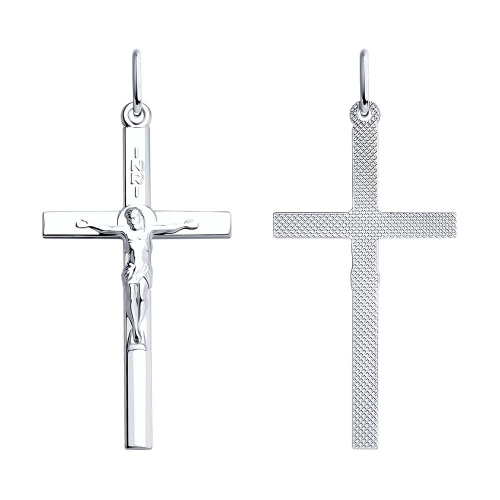 Католический крест SOKOLOV из серебра