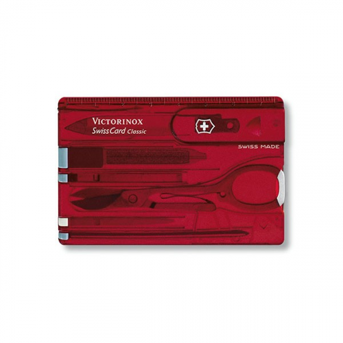 Швейцарская карта Victorinox SwissCard Classic 0.7100.T (красная)