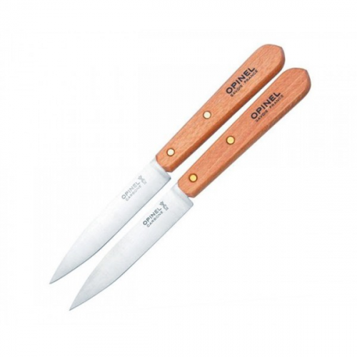 Набор кухонных ножей Opinel Les Essentiels №102 (2 шт.) 10 см, углерод. сталь, рукоять бук